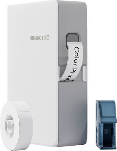NIIMBOT Bluetooth Thermotransfer Etikettendrucker in Weiß mit 203 x 203 dpi und einer maximalen Etikettenbreite von 12 mm - Bild 1