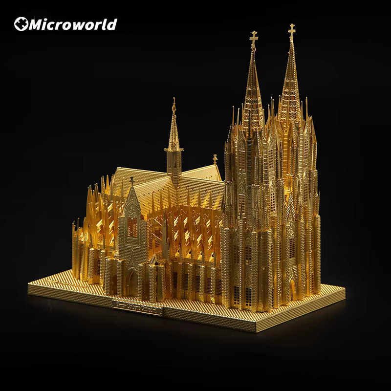 Microworld Köln Kathedrale, 3D Gebäude Metall Puzzle, ab 14 Jahren - Bild 2