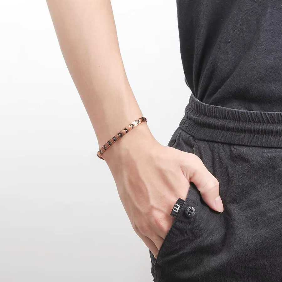 OKTRENDY OK Armband, Kupfer, Roségold, Damen - Bild 3