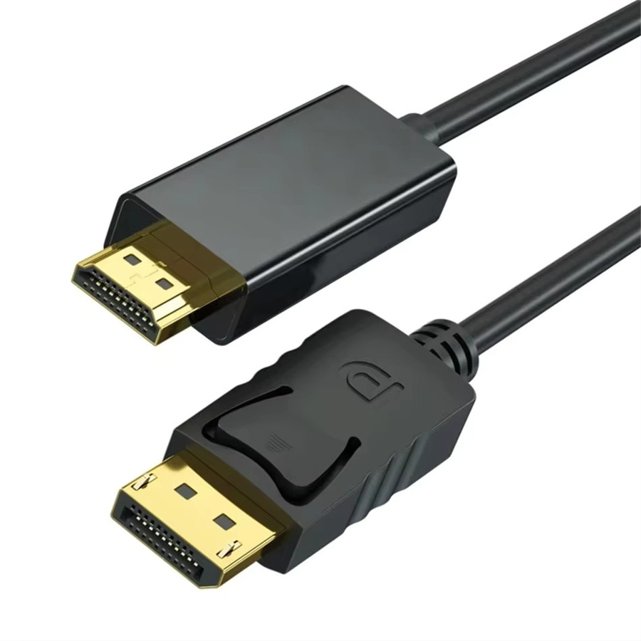 Connecto DisplayPort zu HDMI Adapter Konverter, 1,8 m, Schwarz, 4K/2K/1080P Full HD - Bild 5