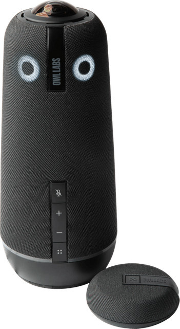 Owl Labs Meeting Owl 4+ Webcam mit Expansion Mic in Schwarz mit 4K UHD und HDMI - Bild 1