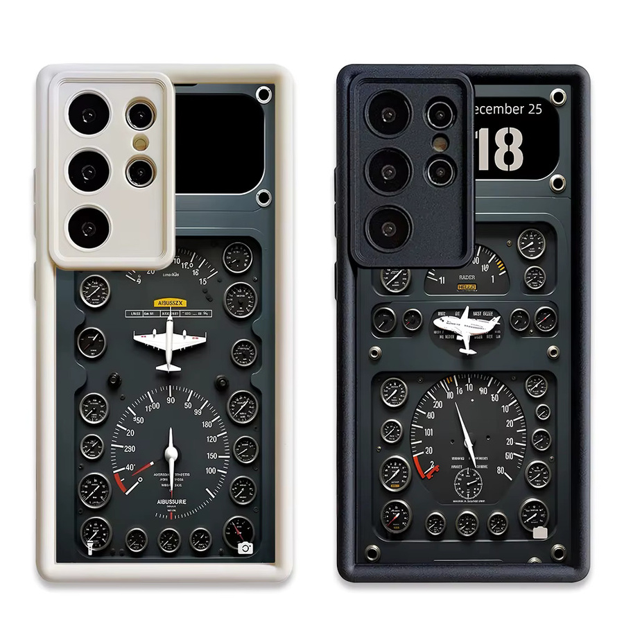 Handyhülle mit Flugzeuginstrumenten Design für Samsung Galaxy S20 FE bis S25 Ultra in Multicolour - Bild 5