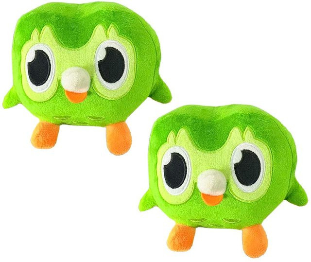 Yiran toy Duolingo Grünes Eulen Plüschtier, ab 14 Jahren - Bild 1