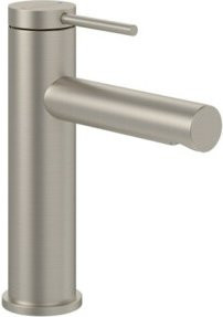 Villeroy & Boch Einhebel-Waschtischarmatur Loop & Friends mit Zugstangenauslauf in Brushed Nickel Matt - Bild 1