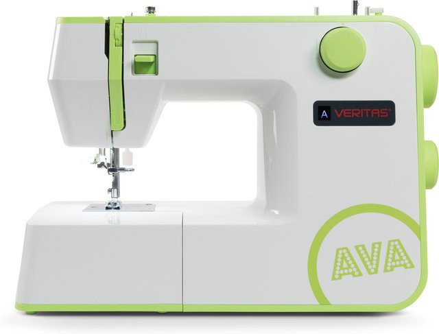 Veritas Mechanische Nähmaschine Ava in Weiß-Grün mit 12 Stichprogrammen und Einfädelhilfe, B/T/H: 40,0 x 19,0 x 30,0 cm - Bild 1