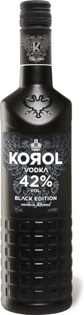 Korol Vodka Black Edition Carbon Filtrated 0,5 l - Bild 1