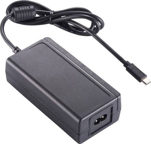 Dehner Elektronik USB-C Ladegerät APD 065T-A200 in Schwarz mit 65W und USB Power Delivery - Bild 1