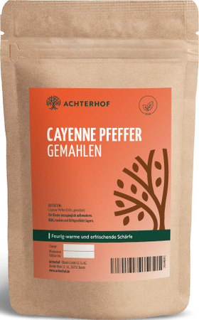 Achterhof Cayenne Pfeffer gemahlen scharf 100 g