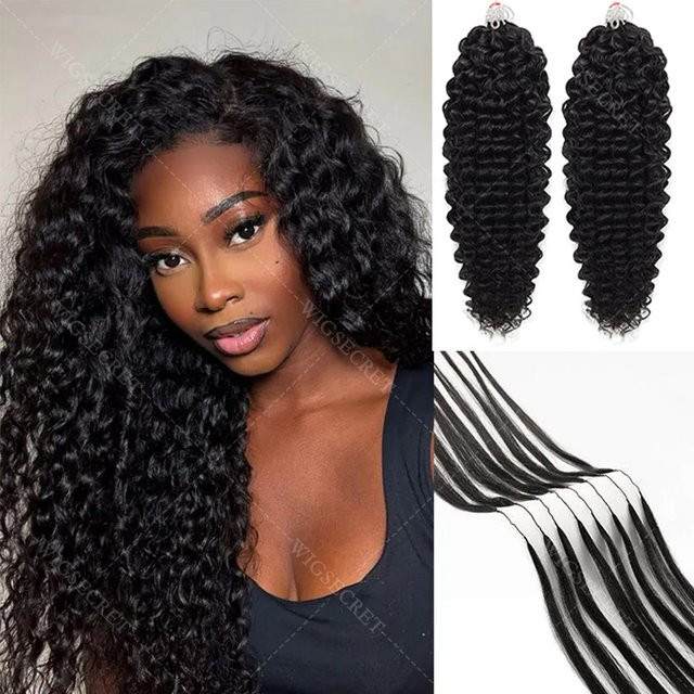Wig Secret Boho Braid Häkel-Extensions, 100% Remy Echthaar, Damen - Bild 1