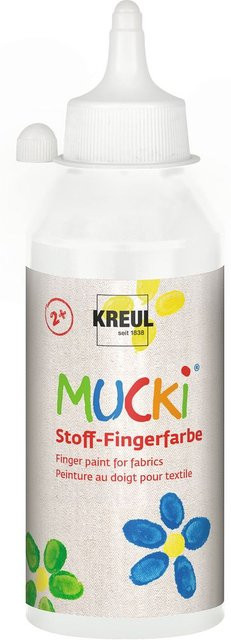 MUCKI Stoff-Fingerfarbe Weiß - Bild 1