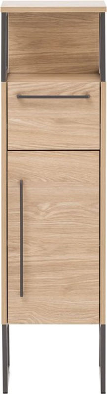 SCHILDMEYER Midischrank Limone Badschrank Eiche hell Nachbildung B/H/T: 30,4 x 112,5 x 33,1 cm - Bild 4