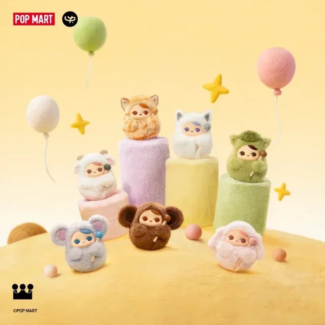 POP MART PUCKY TAP TAP BABIES, Vinyl-Plüsch-Anhänger, Blindbox - Bild 1