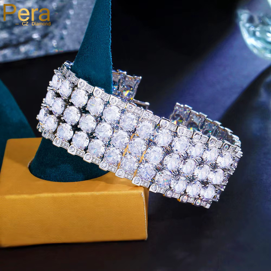 Pera Armband, Silber, Kristall, Damen - Bild 2