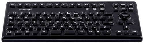 GETT TKG-086-MB-IP68 Kabelgebundene Tastatur mit USB-C, QWERTZ Deutsch, Schwarz, IP68 Wasserdicht und Staubgeschützt - Bild 1