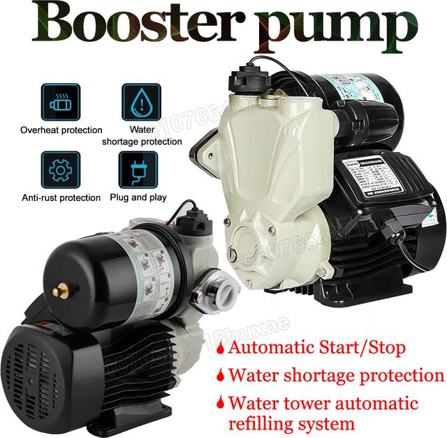 xmshxltd Intelligente automatische Druckerhöhungspumpe für Warmwasserbereiter und Solarwasserrohre, AC220V - Bild 1