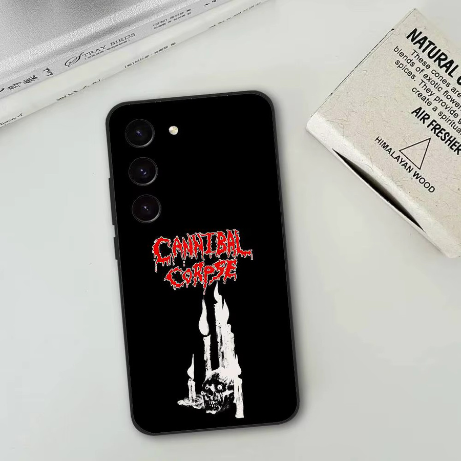 Band C-CannibalS C-Corpse Soft Cover Handyhülle für Samsung Galaxy S21 S22 S23 S24 S25 S26 Ultra FE Plus 5G A52S in Schwarz - Bild 5