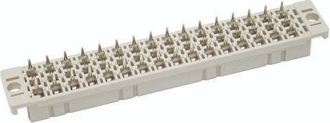 HARTING Federleiste 09062486832 aus Messing in Beige mit 3 Reihen - Bild 1