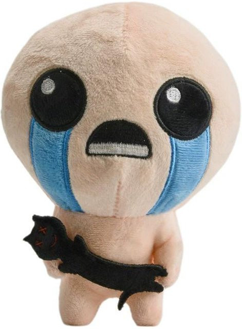 Yiran toy The Binding of Isaac Isaac mit schwarzer Katze, Plüschtier, 15cm - Bild 1