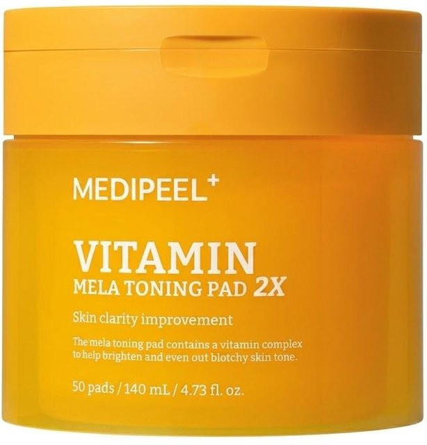MEDIPEEL Vitamin Mela Toning Pad, Gesichts-Toner-Pads, Niacinamid, 50 Pads - Bild 1