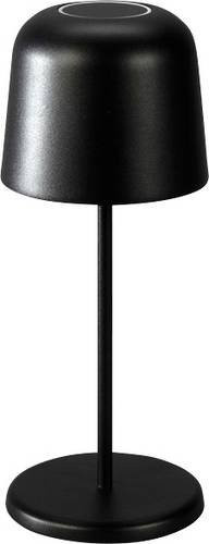 Konstsmide Biot LED-Akku-Tischlampe in Schwarz, dimmbar und mit Touch-Bedienung - Bild 1