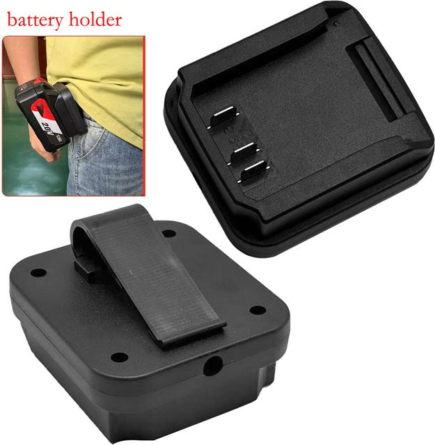 Dongcheng Batterie Adapter Konverter für 298er Akkus in Schwarz mit hohem Stromwiderstand für Auto Start Boost, B/B/T: 92 x 60 mm - Bild 1
