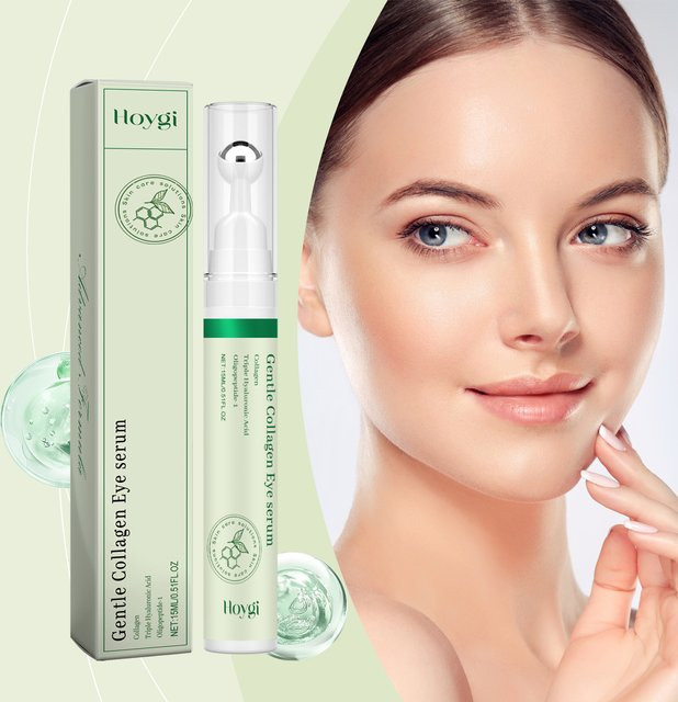 Hoygi Kollagen Augencreme mit Augenroller, Unisex - Bild 1