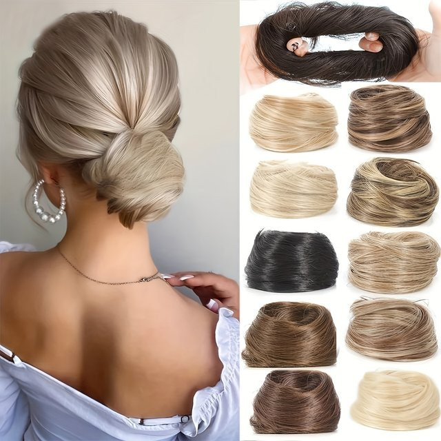 allaosify Haarteil Chignon, synthetisch, Damen - Bild 1