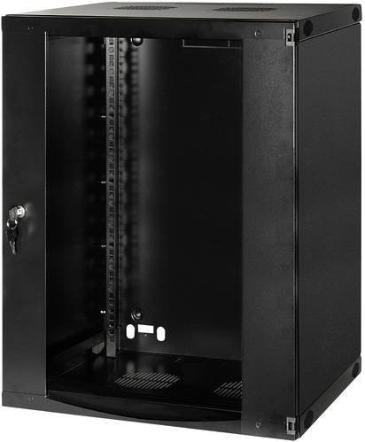 LogiLink W15F64B 19 Zoll Wandgehäuse 15 HE Schwarzgrau (RAL 7021) B/H/T: 54 x 72,5 x 45 cm - Bild 1