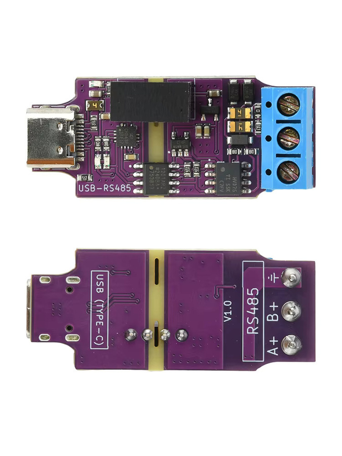 Isoliertes USB-zu-RS485-Port-Modul mit Typ-C-Schnittstelle für Hochgeschwindigkeits-Übertragung bis 2 Mbit/s - Bild 3