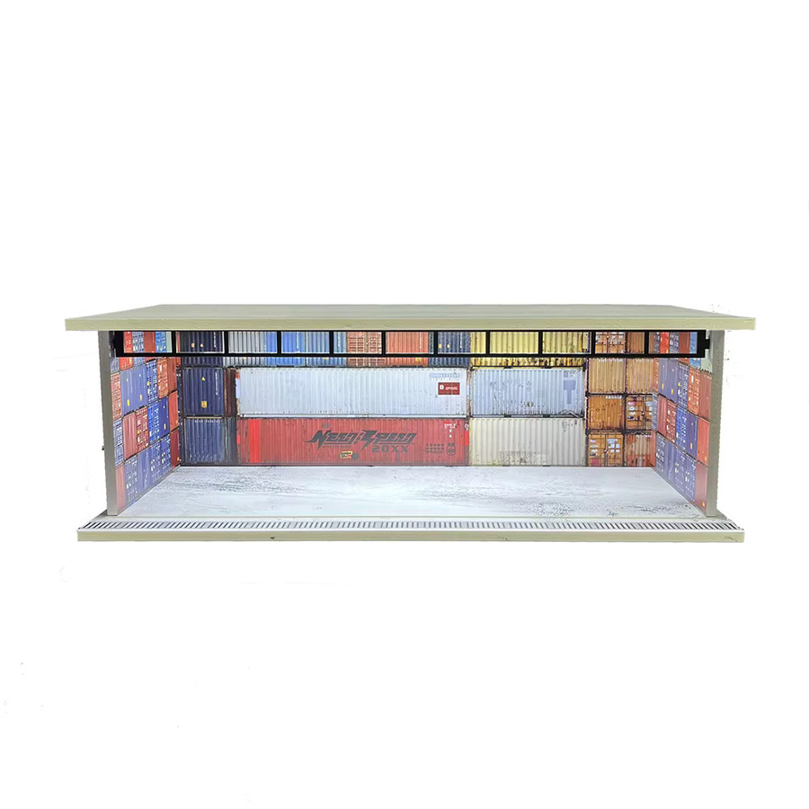 MDX Diorama-Set, Parkplatz, Garage, mit USB-LED, Maßstab 1:64 - Bild 2