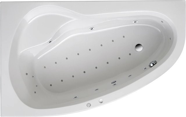 Whirlpool Ottofond Loredana Mod. B Exklusiv in Weiß B: 175 cm, T: 110 cm - Bild 1