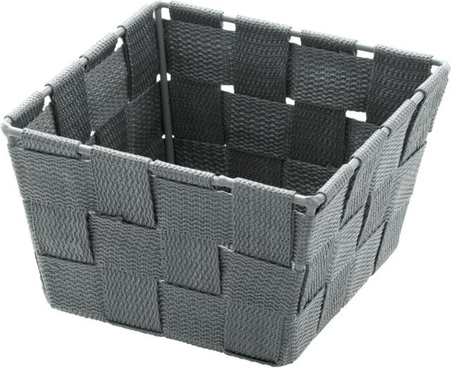 Wenko Badkorb aus Kunststoff in Grau, B/H/L: 14 x 9 x 14 cm - Bild 1