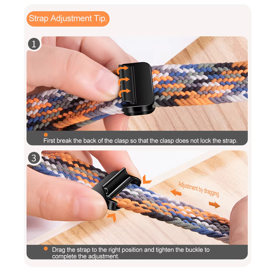 CAOWTAN Uhrenarmband Nylon, Multicolor, Xiaomi Redmi Watch 4 5 - Bild 4