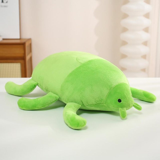 Yiran toy Grüner Goldener Marienkäfer, Plüschtier Kissen, Puppe - Bild 1