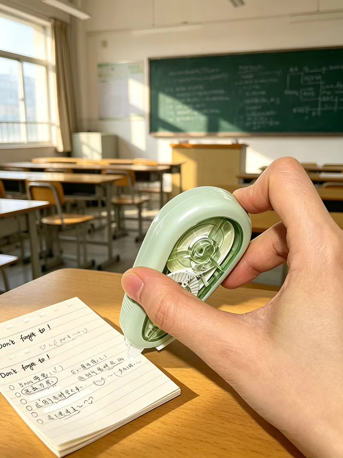 10er-Pack Korrekturband Roller in Blau, Grün und Weiß für Schule und Büro - Bild 2