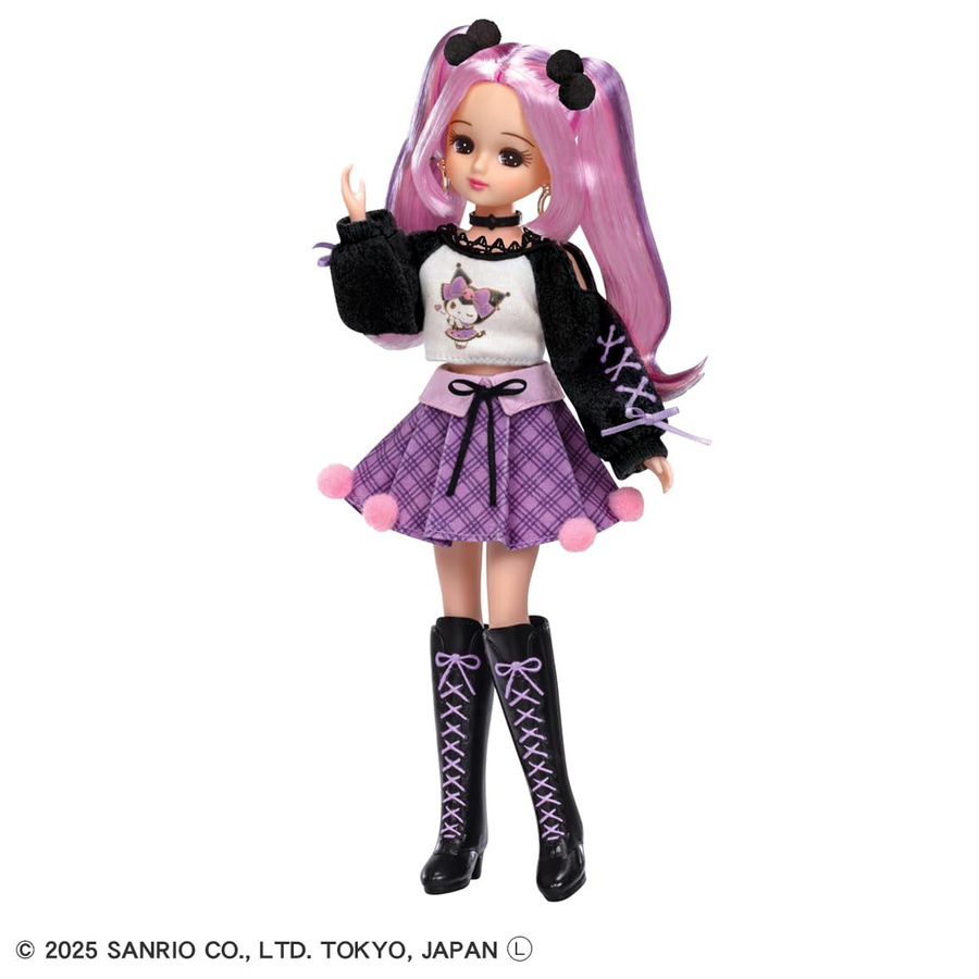Takara Tomy Licca-chan Puppe LD-11 Cool Kuromi, Anzieh-Spielzeug, ab 3 Jahre - Bild 2