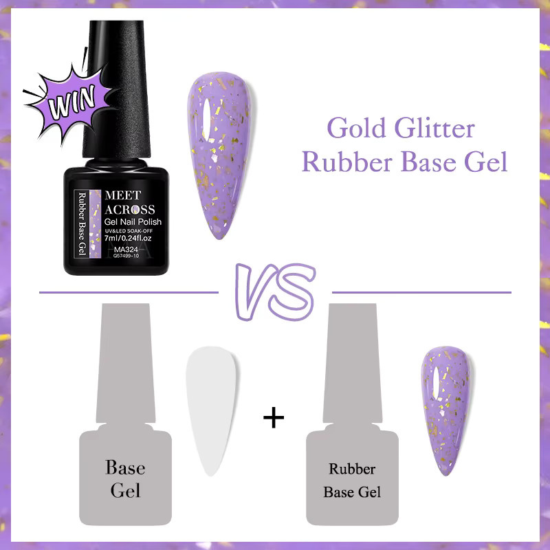 MEET ACROSS Goldfolien Glitzer Gel, 7 ml - Bild 4