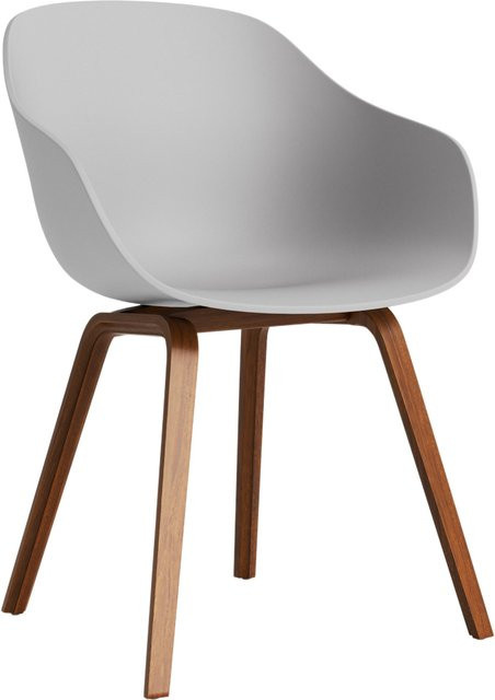 HAY About A Chair AAC 222 mit Armlehnen in Grau und Eiche - Bild 1