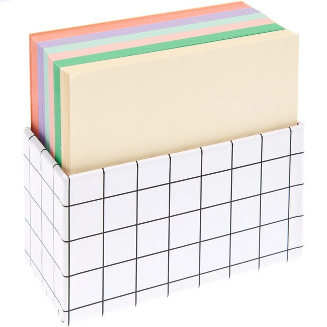Rico Design Paper Poetry Notizzettel-Box in Pastell mit 400 Blatt, B/H/T: 9 x 9 x 1 cm - Bild 1