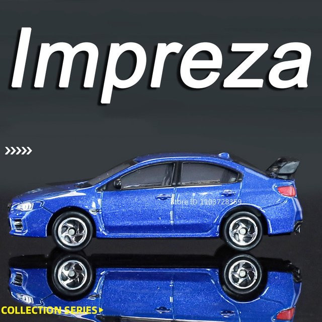 MAKEDA Impreza WRX STI Modell Supersportwagen, 1:64, Metall - Bild 1