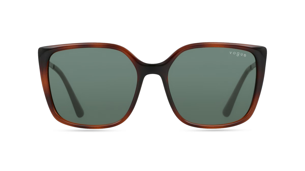 Vogue VO5353S Sonnenbrille, Vollrand, Quadratisch, Kunststoff, Damen, Braun - Bild 1