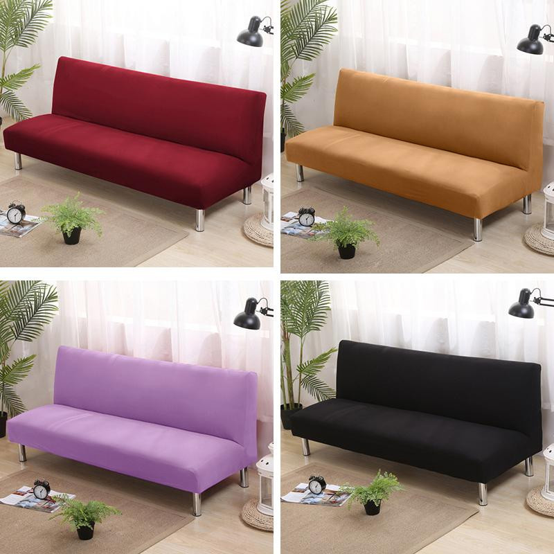 YZFZP Elastischer Sofabettbezug ohne Armlehne in Silber, eng anliegender Stretch-Couchbezug aus Polyester für dein Sofa - Bild 3