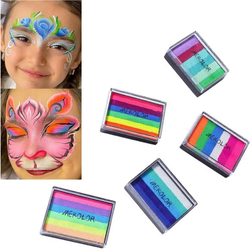 BSIMONE UV-Leuchtfarbe für Gesicht und Körper, regenbogenfarben, Unisex - Bild 2