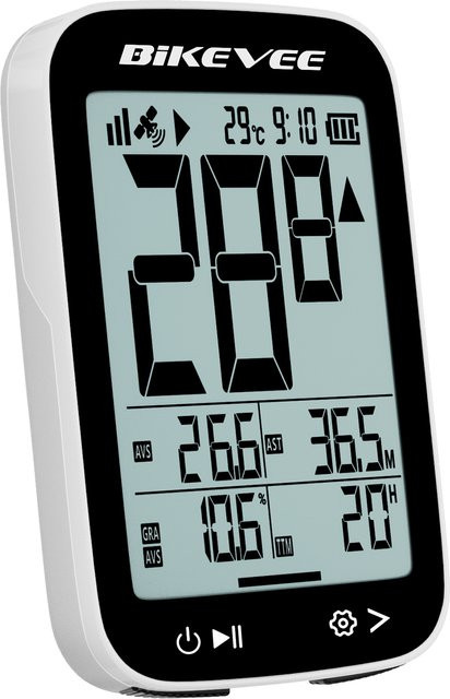 Bikevee GPS-Fahrradcomputer wasserdichter kabelloser Fahrrad-Tachometer für Mountainbike und Rennrad - Bild 1