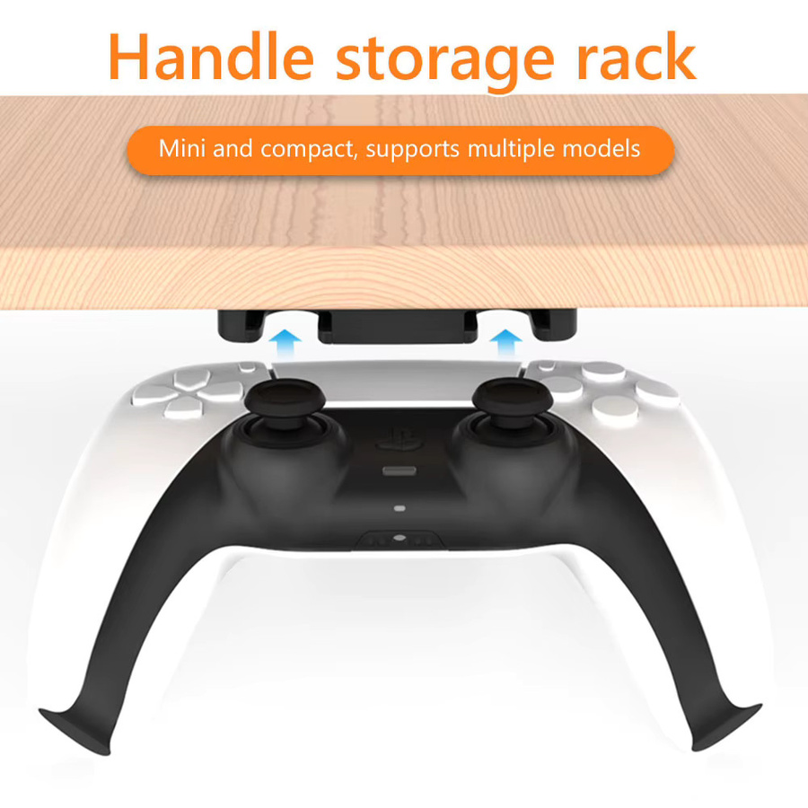 APWIKOGER Tragbarer Gamecontroller Halter für PlayStation PS5 und PS4, schwarzes Regal für Gamepad Zubehör - Bild 4