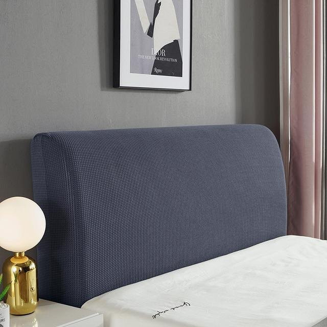Leorate Bettkopfteilbezug aus Polarfleece in Grau, B/H: 120 x 70 cm - Bild 1