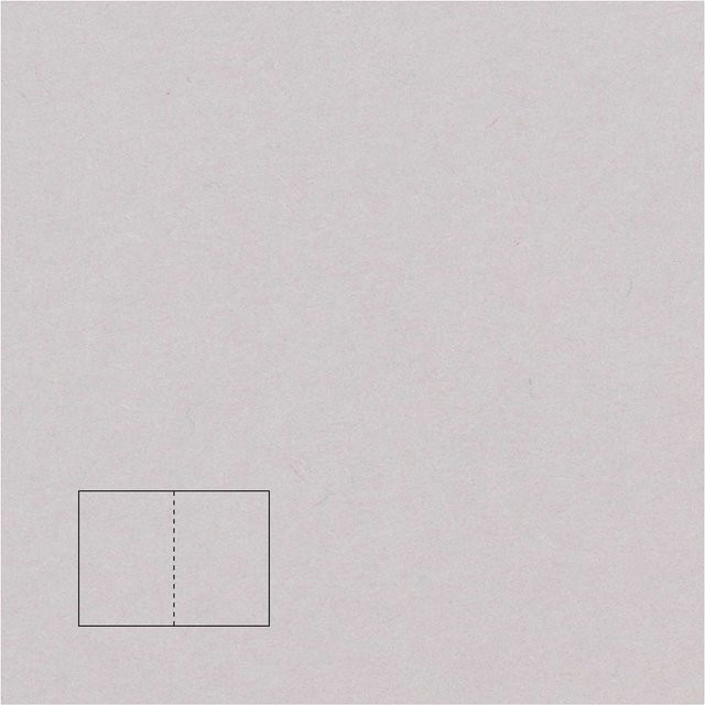 Rico Design Paper Poetry Klappkarten Essentials A6, 5 Stück, Silbergrau - Bild 1