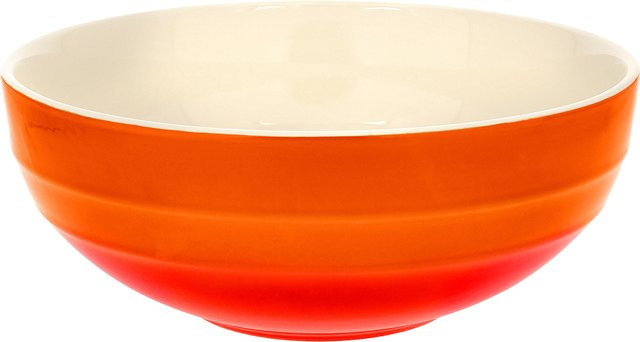 SILVERCREST® Servierschalen-Set aus Keramik in Orange, 10-teiliges Snackschalen-Set aus Steinzeug, mikrowellen- und spülmaschinenfest - Bild 1