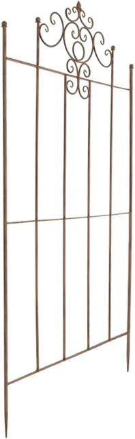 DELUKE Rankgitter HEIKE Rankhilfe für Kletterpflanzen aus Metall in Antik-Braun, B: 86 cm, H: 170 cm - Bild 1