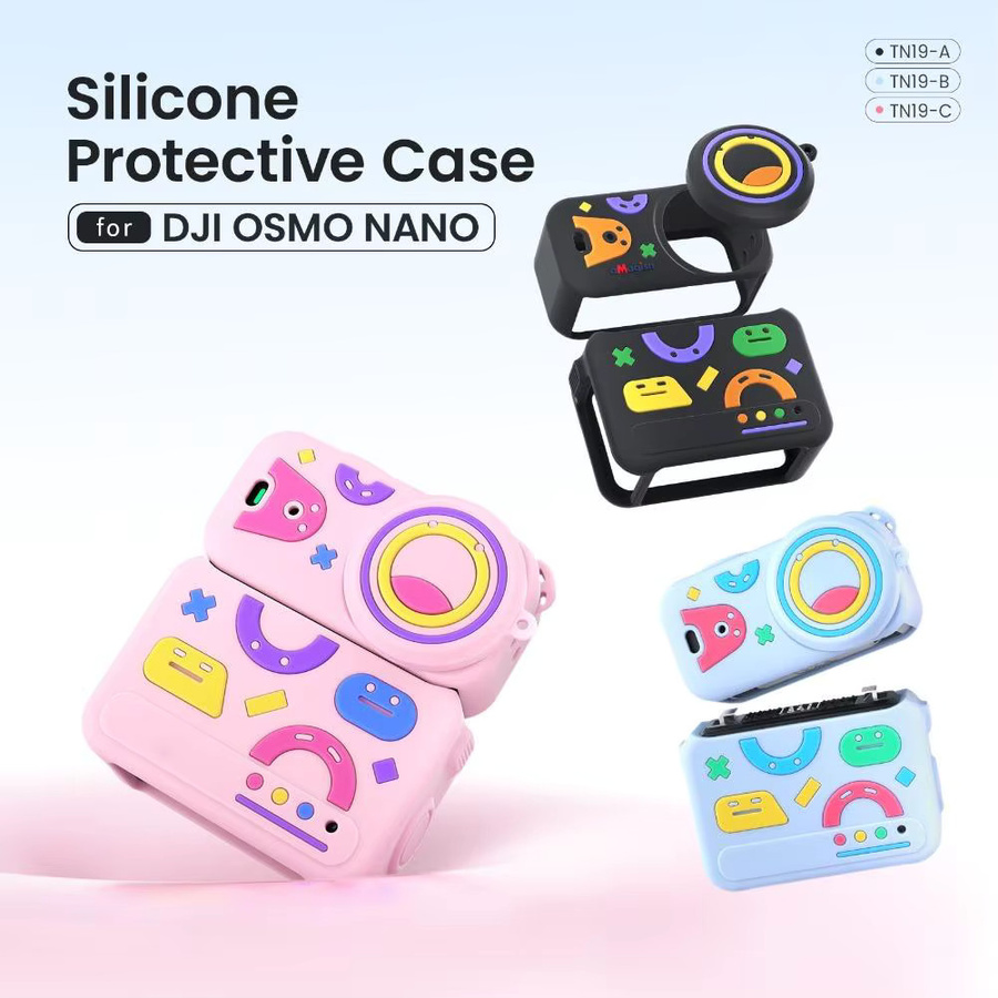 aMagisn Silikon-Schutzhülle für DJI Osmo Nano in Multicolor als Sportkamera-Zubehör zum Schutz vor Kratzern und Stößen - Bild 2